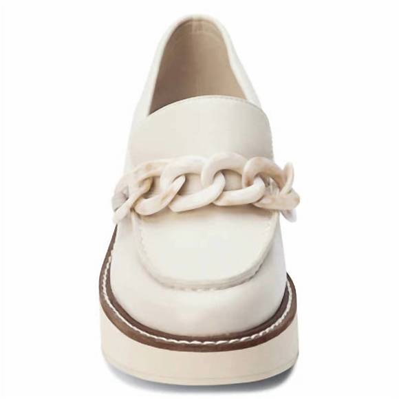 NEW MATISSE women's louie platform loafer in bone - Picture 2 of 5